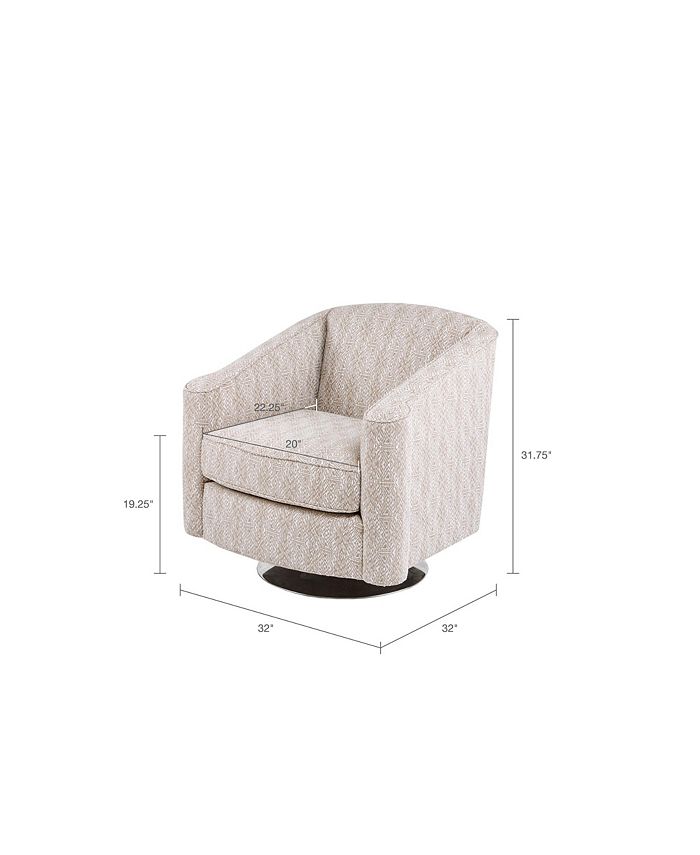Furniture Galway Swivel Accent Chair Macy's
