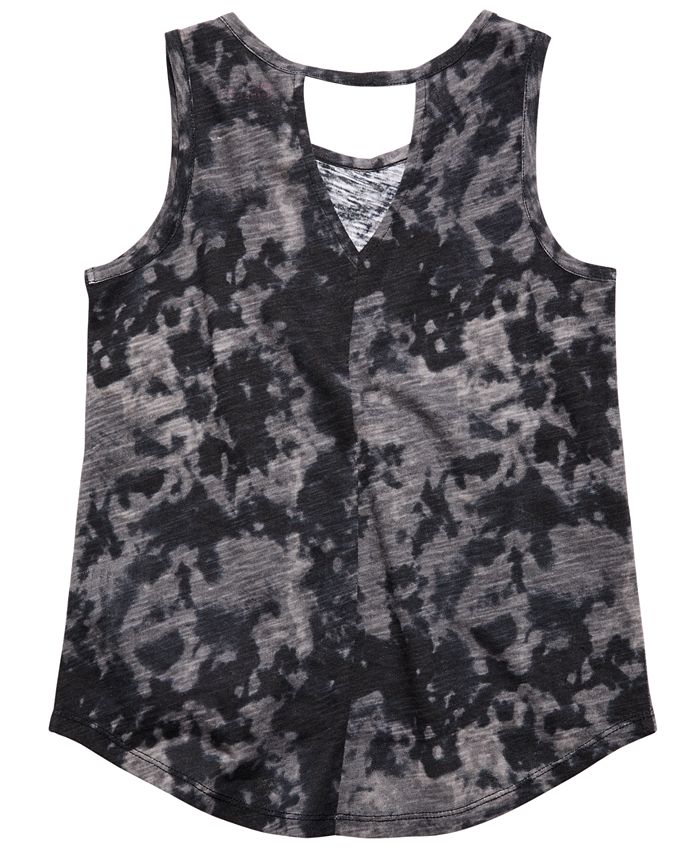 Epic Threads Big Girls Tie-Front Burnout Tank Top, Created for Macy's ...