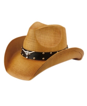 Angela & William Cowboy Hat with Trim Band and Studs