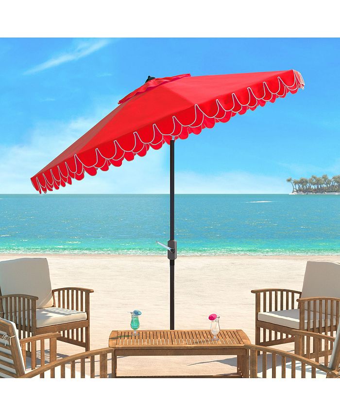 Safavieh Elegant Valance 9' Auto Tilt Umbrella Macy's