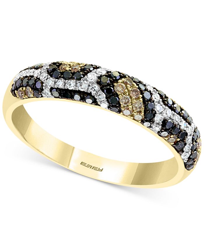 EFFY Collection EFFY Multi Color Diamond Ring 3 8 ct. t.w. in