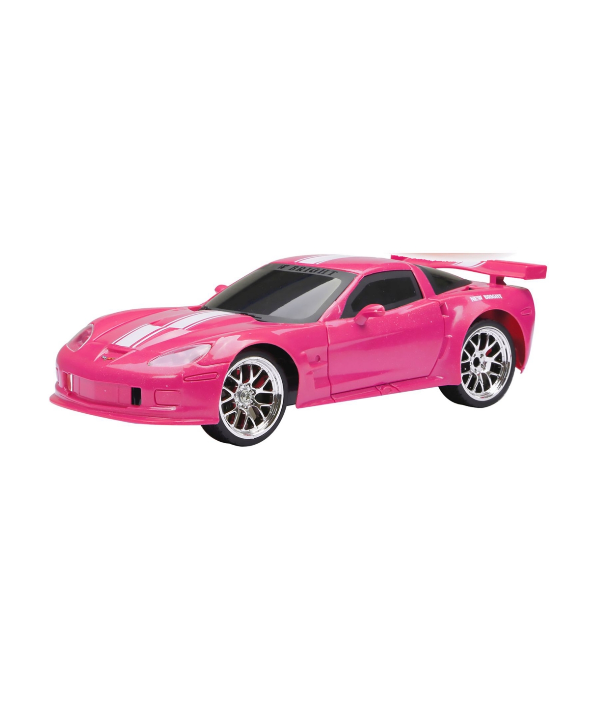 New Bright Kids' 1:16 Scale Rc Car Corvette In Pink