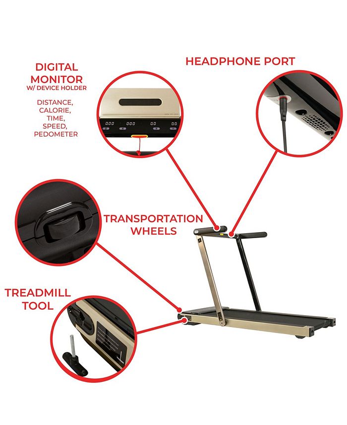 Sunny Health & Fitness Asuna 8730G Slim Folding Motorized Treadmill