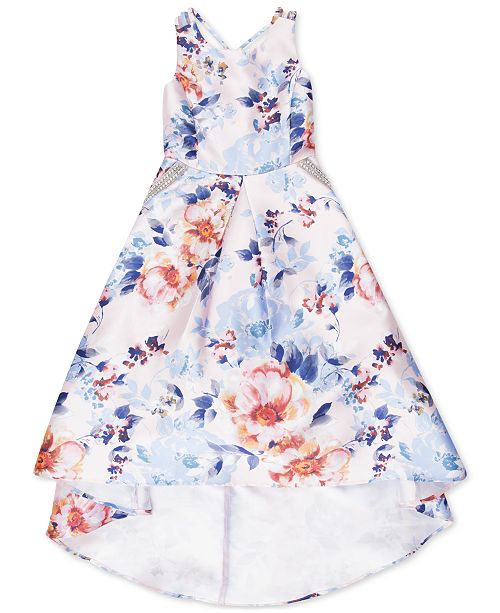 Speechless Big Girls Floral Print Mikado Pocket Dress Reviews