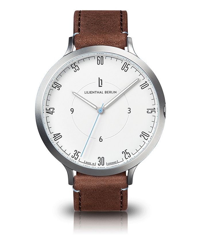 Lilienthal Berlin XL1 All Black Leather Watch 48mm Macy's