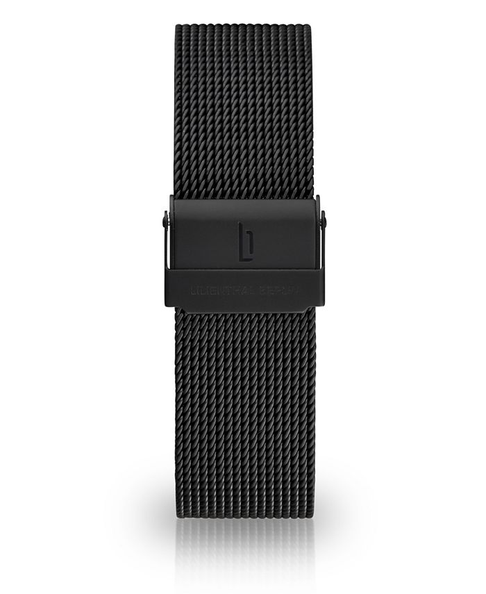 Lilienthal Berlin L1 All Black Mesh Watch 37mm Macy's