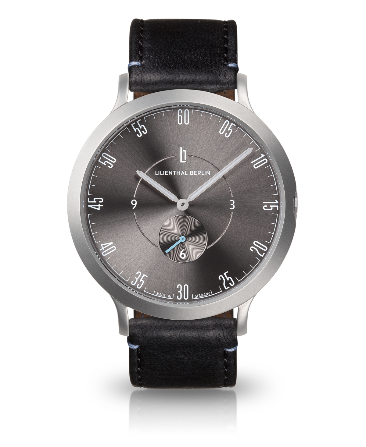 Lilienthal Berlin L1 Gray Leather Watch 42mm