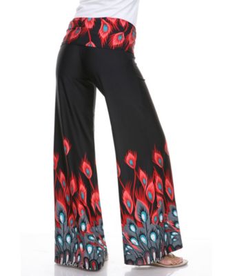 Peacock Printed Palazzo Pants