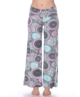 Circle Print Palazzo Pants