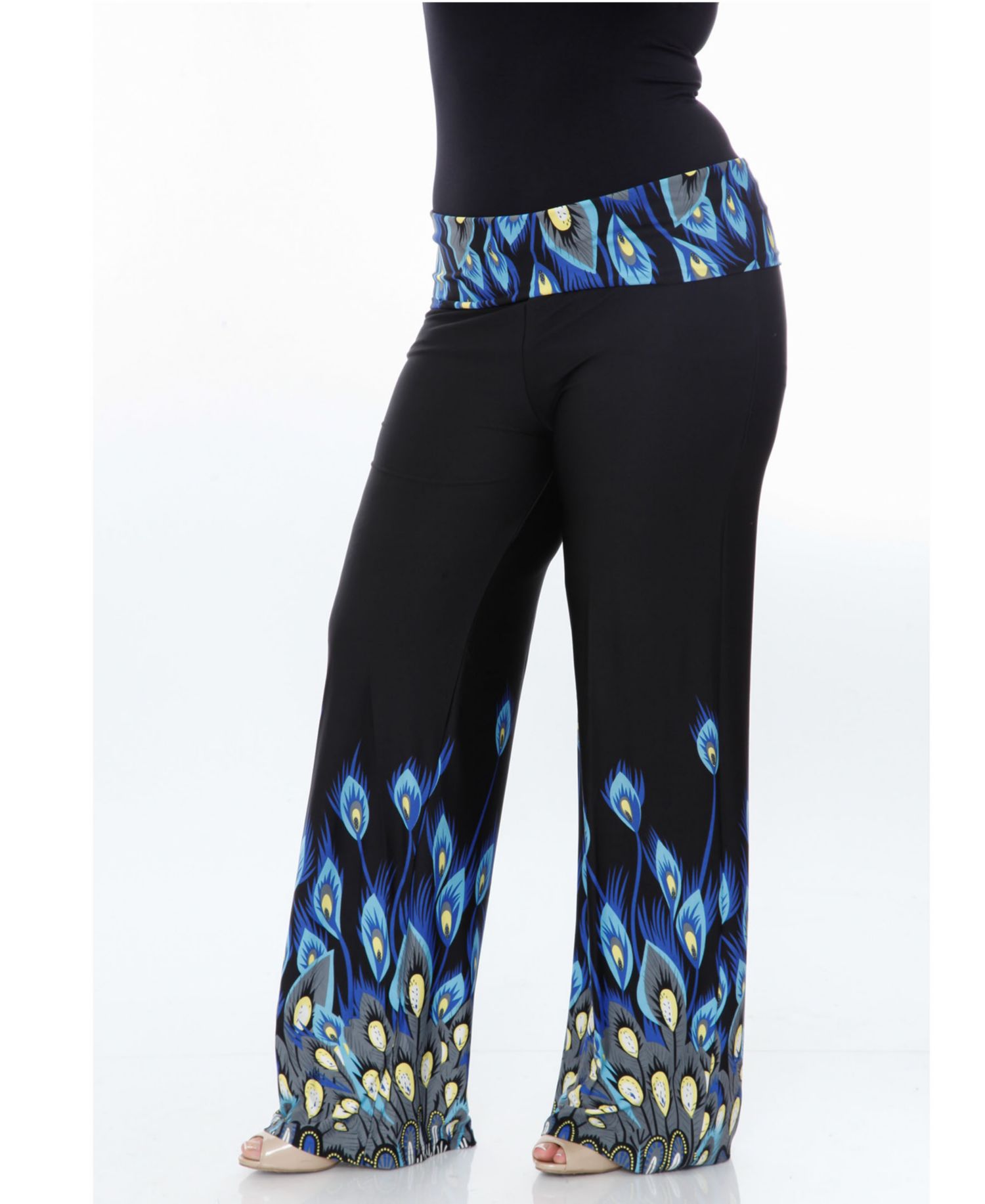 Plus Size Printed Palazzo Pants