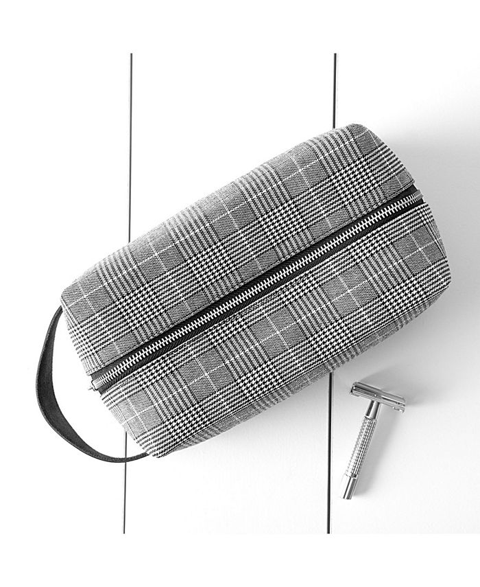 Cathy's Concepts Personalized Glen Plaid Dopp Kit Macy's