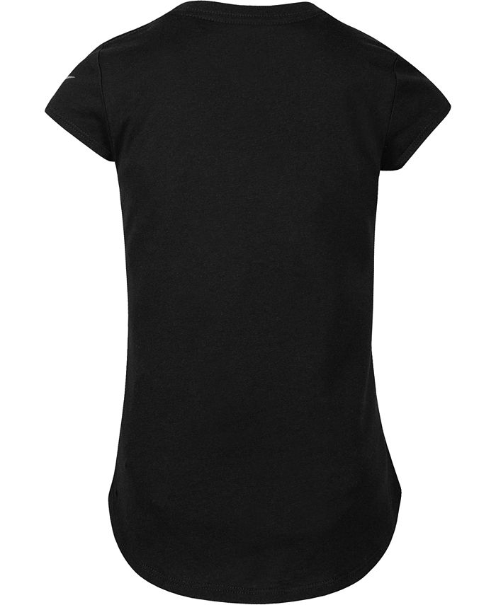 Nike Little Girls Geo-Heart-Print Cotton T-Shirt & Reviews - Shirts ...