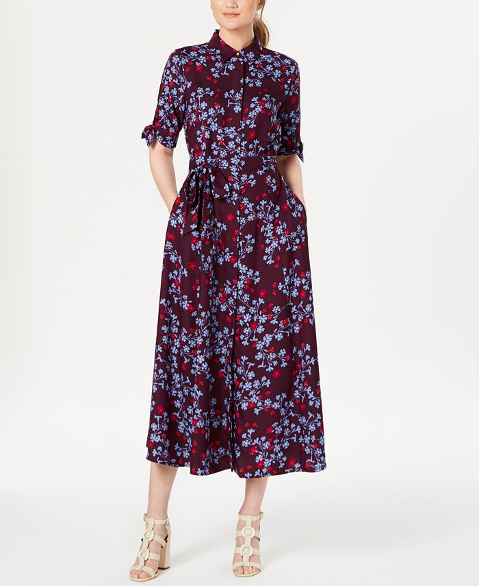 Calvin klein shop maxi shirt dress