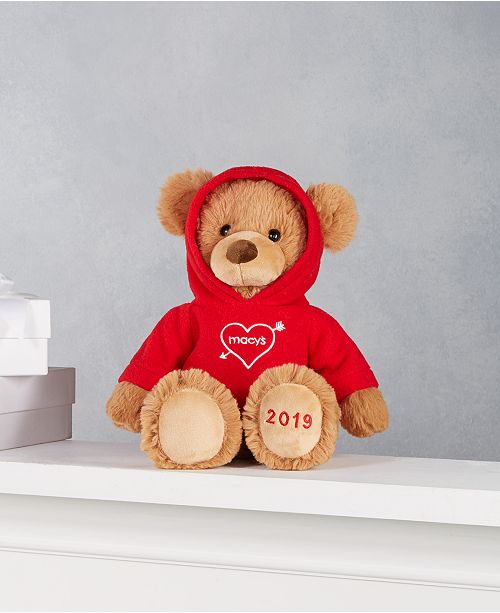 Holiday Lane Macy's Bear in Red Hoodie Ornament, Created for Macy's