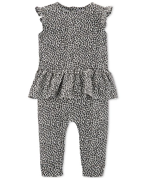 Carter S Baby Girls Leopard Print Cotton Jumpsuit Reviews All