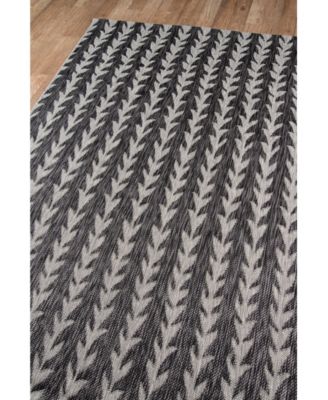 Novogratz Villa Vi-02 Charcoal 7'10" x 10'10" Outdoor Area Rug