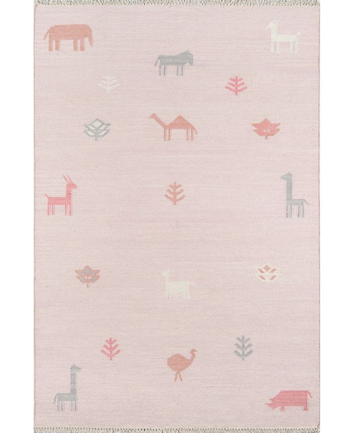 Erin Gates Thompson Tho2 Porter Pink 2'3" x 8' Runner Area Rug Macy's