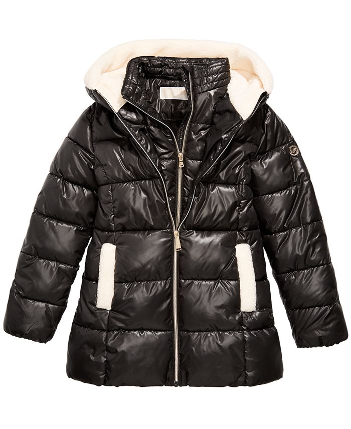 michael kors shiny puffer jacket
