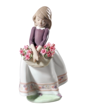 Lladrò May Flowers Girl Figurine In Multi