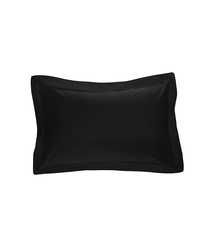 Fresh Ideas Poplin Tailored Pillow King Sham Macy's