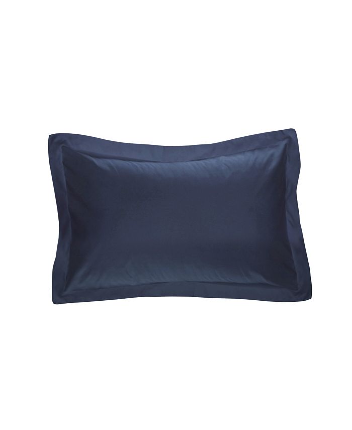 Fresh Ideas Poplin Tailored Pillow Standard Sham - Macy's