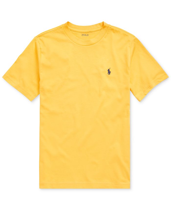 Polo Ralph Lauren Big Boys Jersey Cotton T-Shirt - Macy's