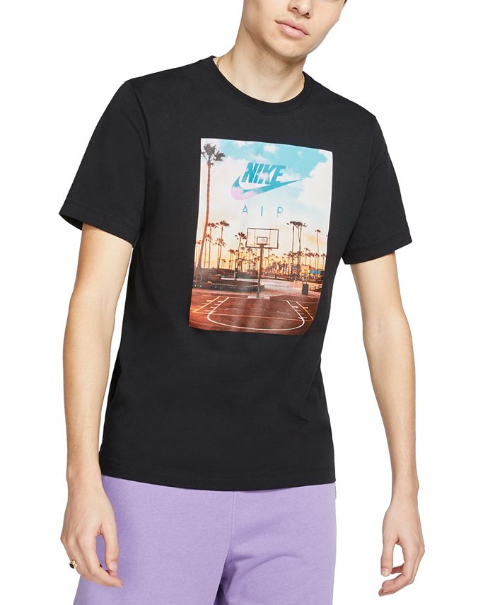Men's Oversized Basketball Graphic Graphic T-Shirt