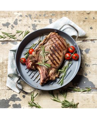 Valencia Pro 11" Ceramic Non-Stick Round Grill Pan