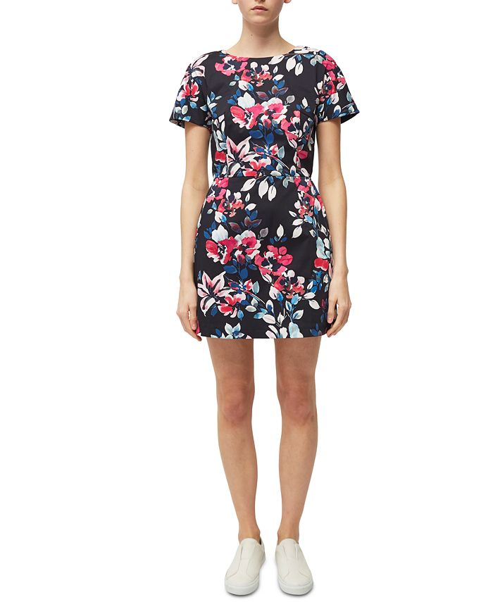 French Connection Linosa Printed Cotton Dress - Macy's