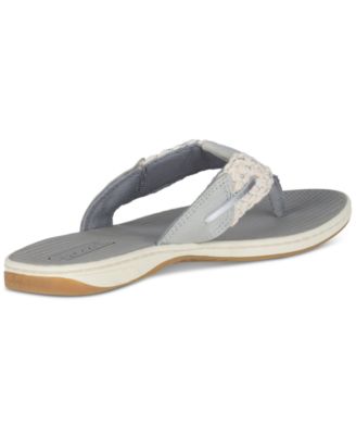 macys sperry flip flops