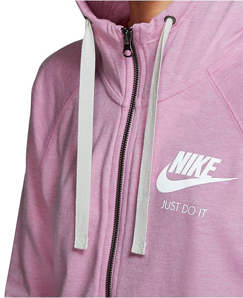 Nike Gym Vintage FullZip Hoodie & Reviews Tops Women Macy's