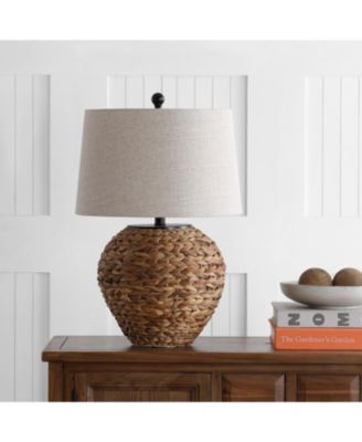 Alaro 24.5" Banana Leaf Basket LED Table Lamp