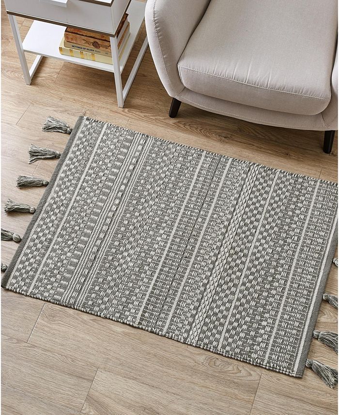 VCNY Home Tori Flatweave 20" x 30" Accent Rug Macy's