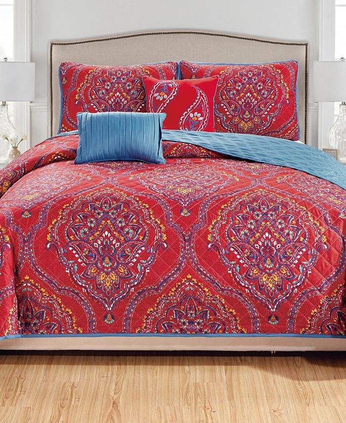 RT Designers Collection Jayna 5Piece Quilt Set King Macy's