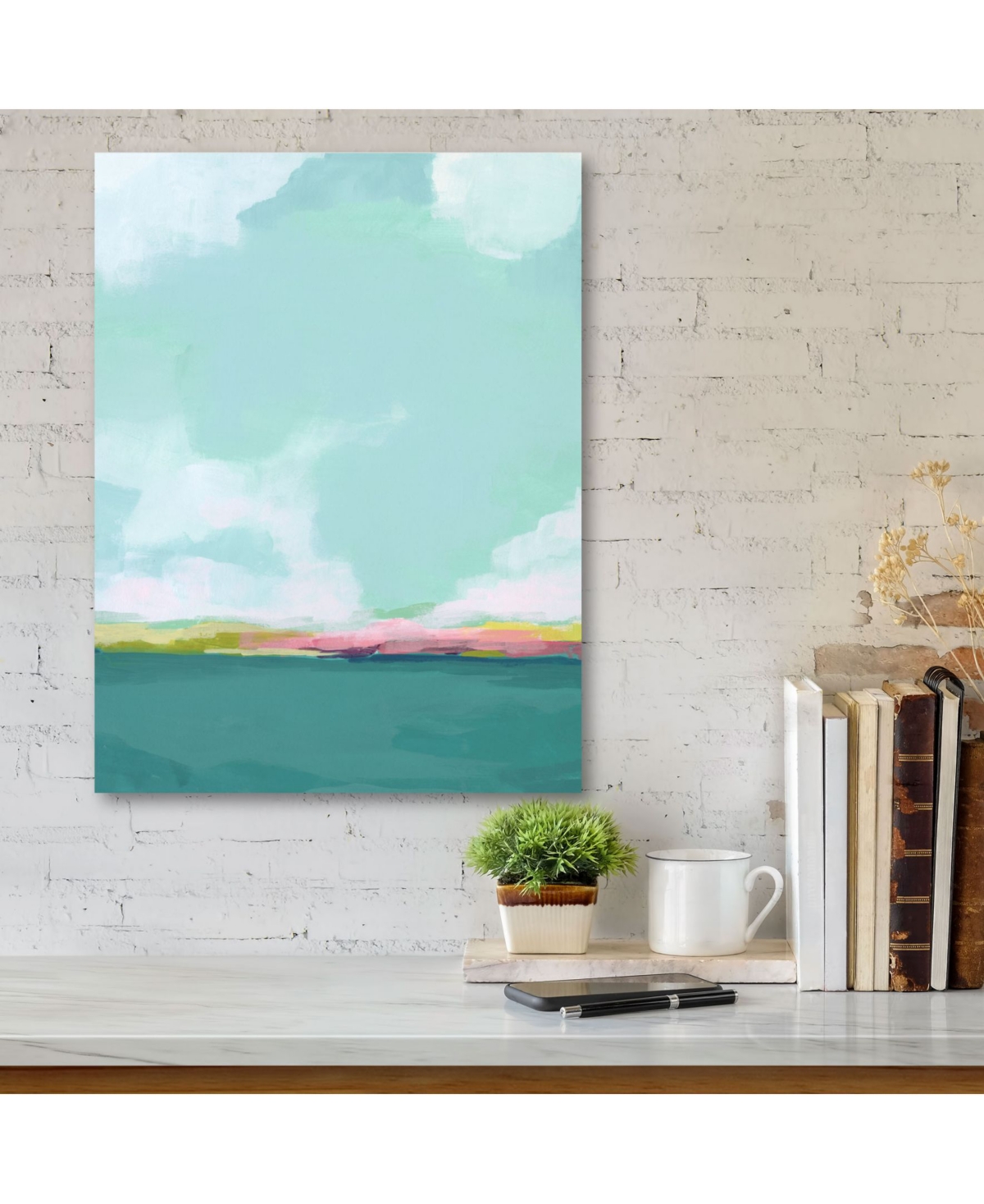 Courtside Market Gallery-Wrapped Canvas Wall Art