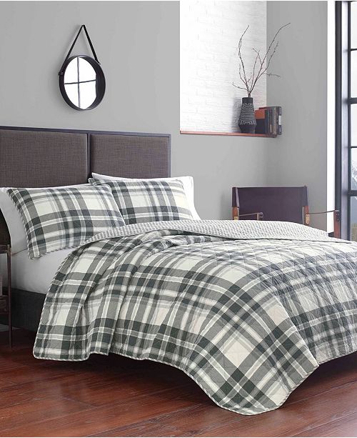 Eddie Bauer Coal Creek Plaid Comforter Set King Reviews