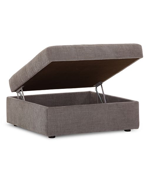 wedport 36 fabric storage ottoman created for macy s