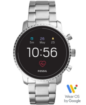 UPC 796483408388 product image for Fossil Men's Tech Explorist Gen 4 Hr Stainless Steel Bracelet Touchscreen Smart  | upcitemdb.com
