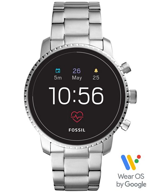 Fossil Men S Tech Explorist Gen 4 Hr Stainless Steel