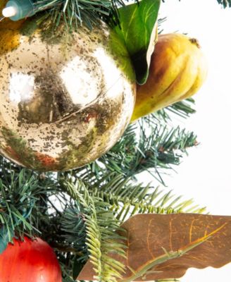 Village Lighting 9' Pre-Lit LED Garland - Magnolia Orchard