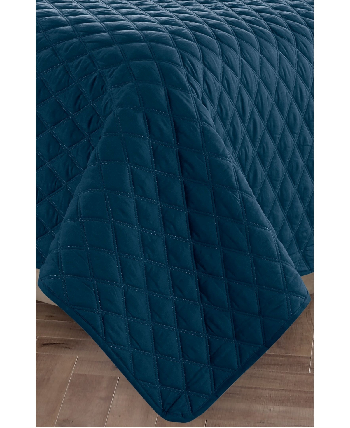 Elegant Comfort Luxury Diamond Design 3-Pc. Quilted Coverlet Set, Full/Queen