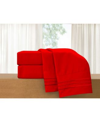 Luxury Soft Solid 3-Pc. Sheet Set, Twin