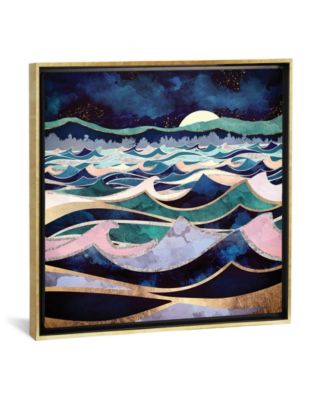 Moonlit Ocean by Spacefrog Designs Gallery-Wrapped Canvas Print - 37" x 37" x 0.75"