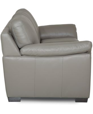 Lothan 87" Leather Queen Sleeper, Created for Macy's