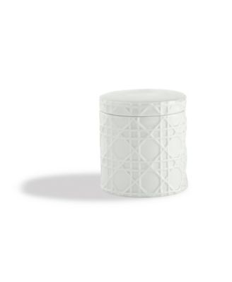 Embossed Porcelain Cotton Jar