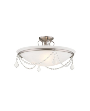 Livex Chesterfield 3-Light Ceiling Mount