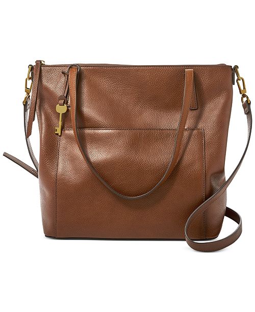 Fossil Evelyn Leather Tote & Reviews - Handbags & Accessories - Macy's