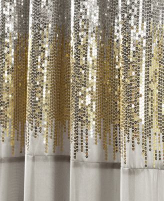 Lush Decor Night Sky Sequin Room-Darkening Window Curtain Panel, 42" x 84"