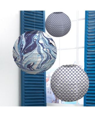 Two's Company - Pattern Play Set of 3 Lanterns in Gift Box Includes 3 Sizes/Designs in Gift Pack - Paper