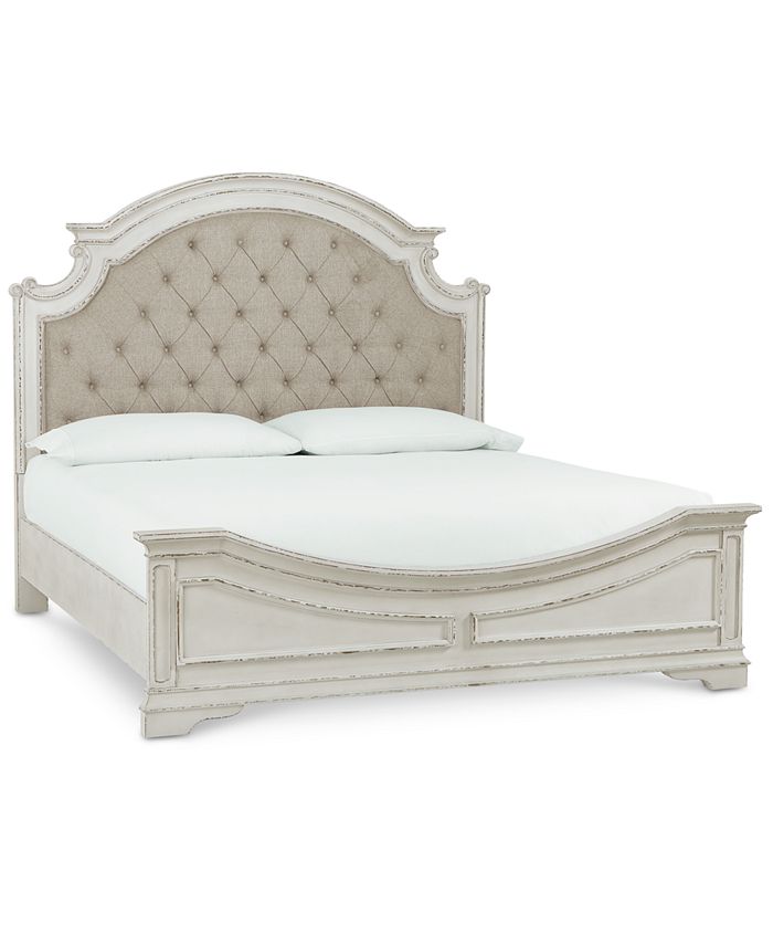 Furniture Stevenson Manor Upholstered Queen Bed Macy's